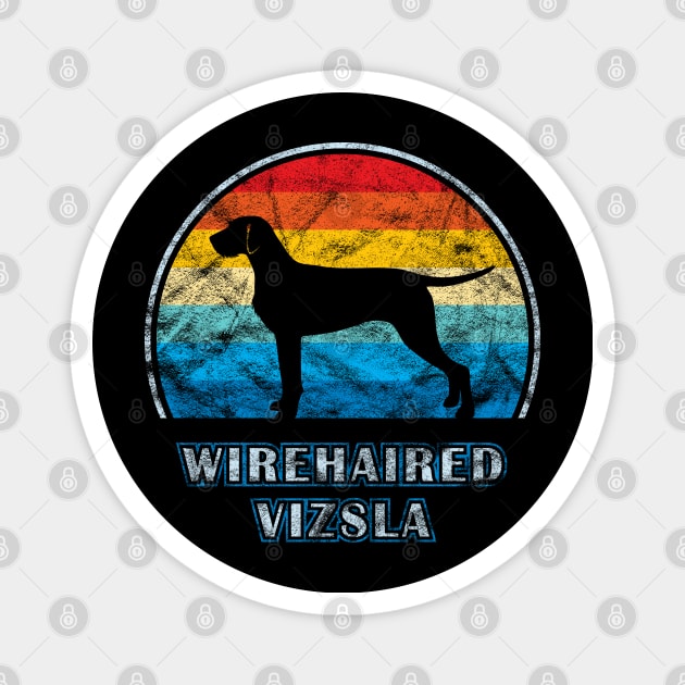 Wirehaired Vizsla Vintage Design Dog Magnet by millersye